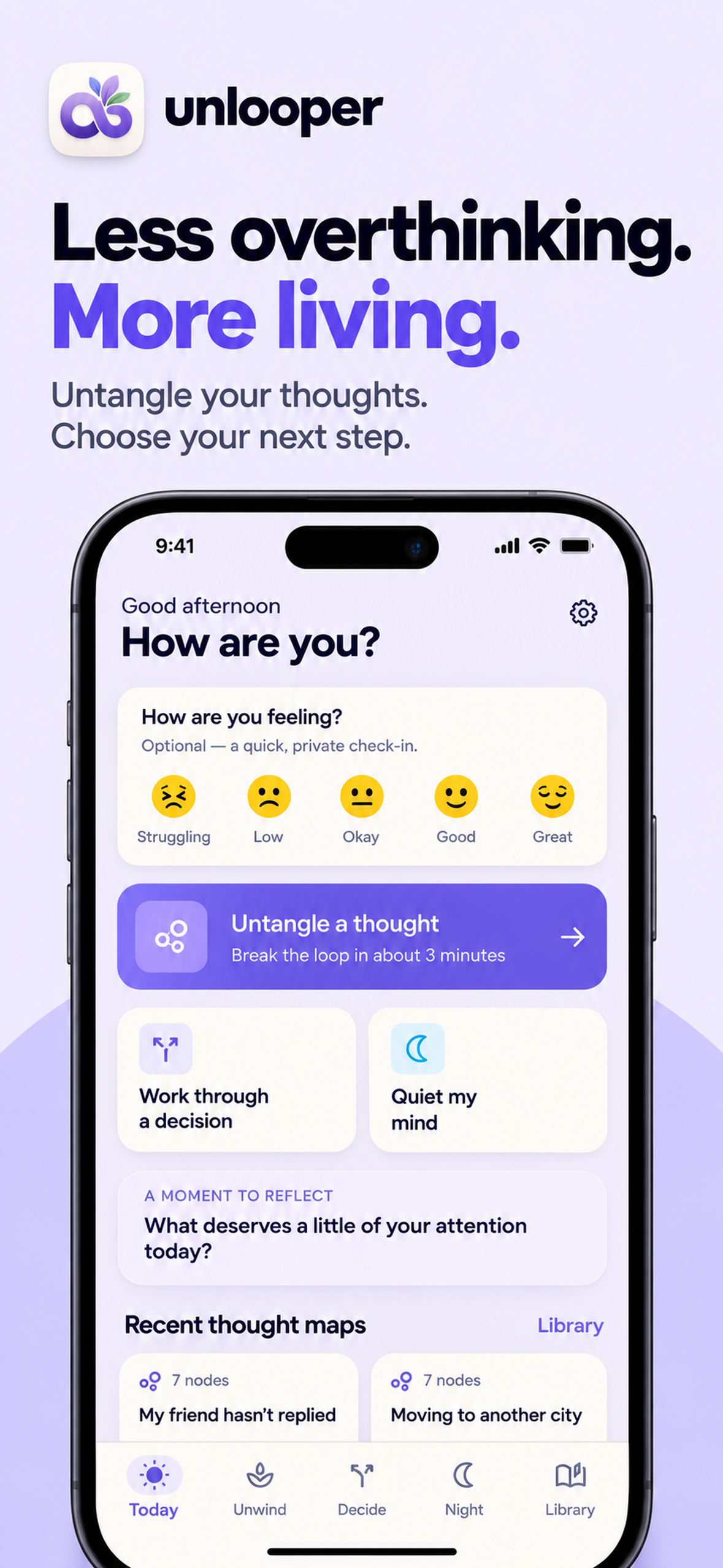 unLooper Today screen